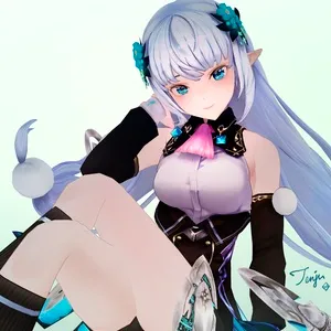【オリジナル3Dモデル】エルフ少女 Notia 