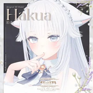 オリジナル3Dモデル「珀杏」#Hakua3D