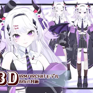 【オリジナル3Dモデル】小悪魔_vrm_VRchat_UnityPackage