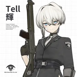 オリジナル3Dモデル「輝」Original 3D Model 「Tell」